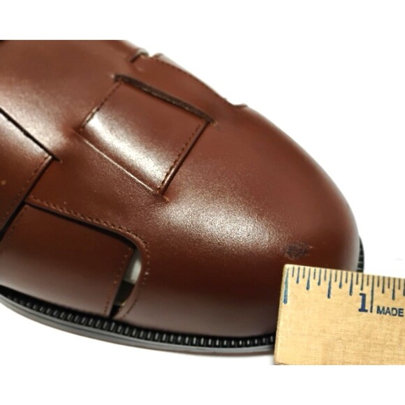 NEW Conti Mens Fisherman Sandals Brown Leather Buckle Dress Shoes Size 16D ($99) main image 11